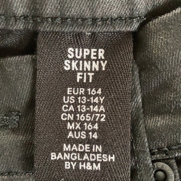 H&M &Denim wax denim skinny jeans - Picture 5 of 5
